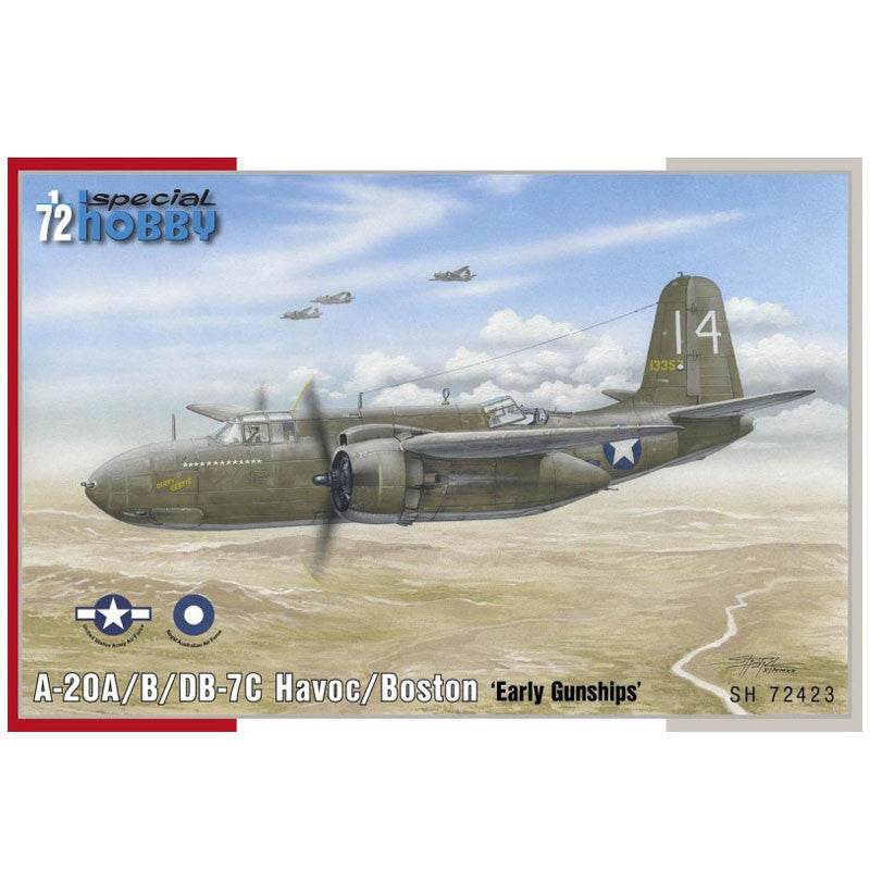 Special Hobby 1/72 A-20A/B/DB-7C Havoc/Boston Early Gunships