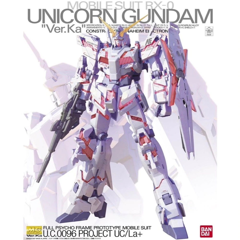 Bandai Master Grade Unicorn Gundam Ver.Ka
