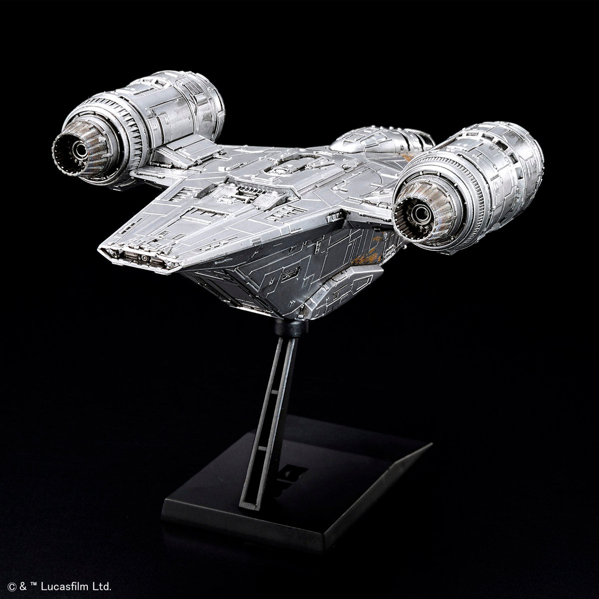 Bandai Star Wars Vehicle Model Razor Crest Silver coating Ver. 03