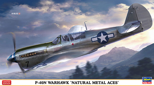 Hasegawa 1/48 P-40N ''Natural Metal Aces''