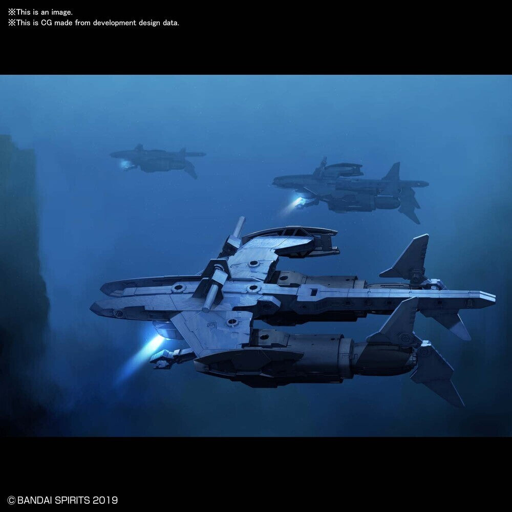 Bandai 30MM 1/144 Extended Armament Vehicle (Attack Submarine Ver.)[Light Gray]