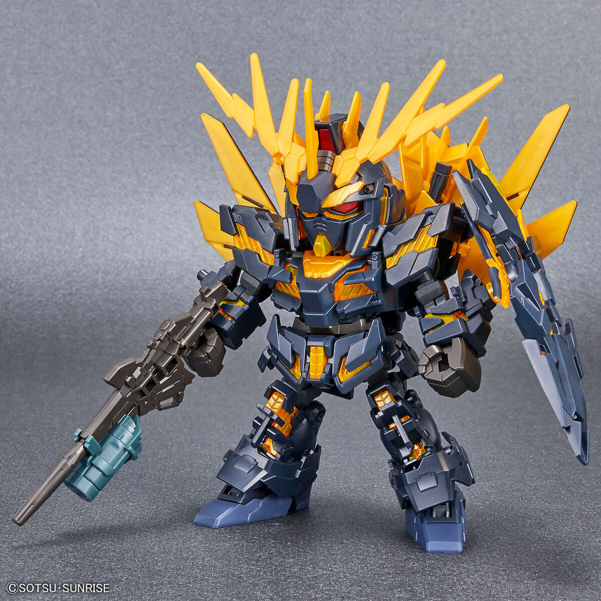 Bandai SD Gundam Cross Silhouette Unicorn Gundam 02 Banshee Destroy Mode and Norn Parts Set