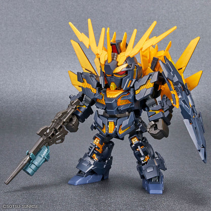 Bandai SD Gundam Cross Silhouette Unicorn Gundam 02 Banshee Destroy Mode and Norn Parts Set