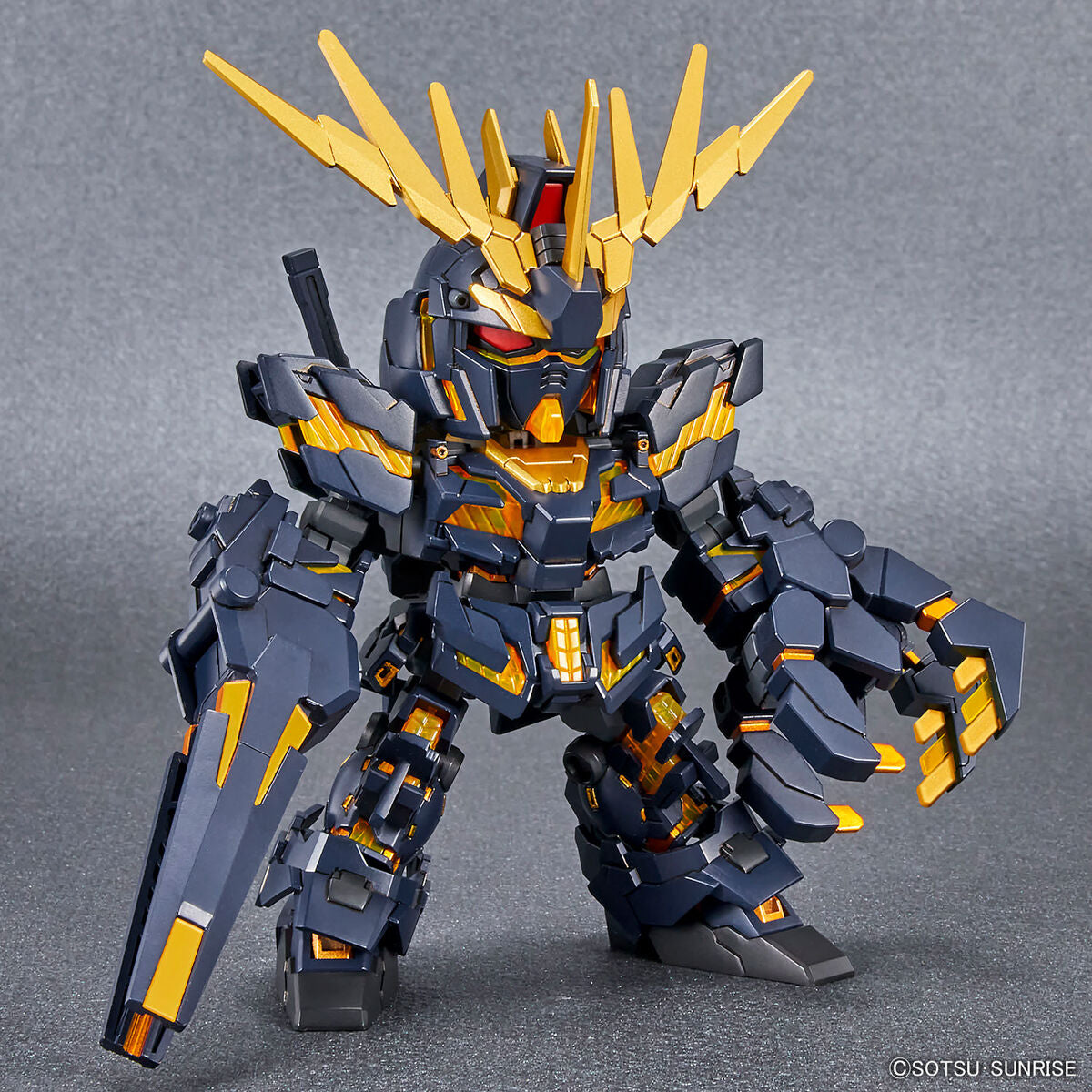 Bandai SD Gundam Cross Silhouette Unicorn Gundam 02 Banshee Destroy Mode and Norn Parts Set