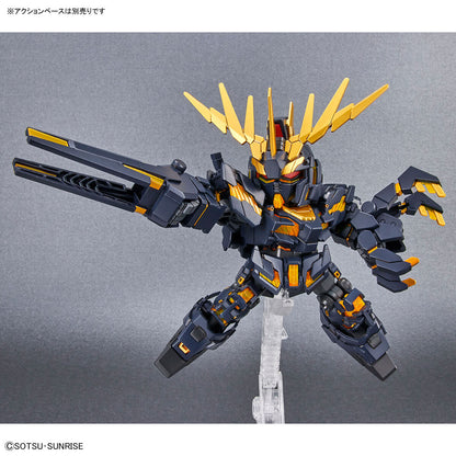 Bandai SD Gundam Cross Silhouette Unicorn Gundam 02 Banshee Destroy Mode and Norn Parts Set