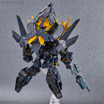 Bandai SD Gundam Cross Silhouette Unicorn Gundam 02 Banshee Destroy Mode and Norn Parts Set