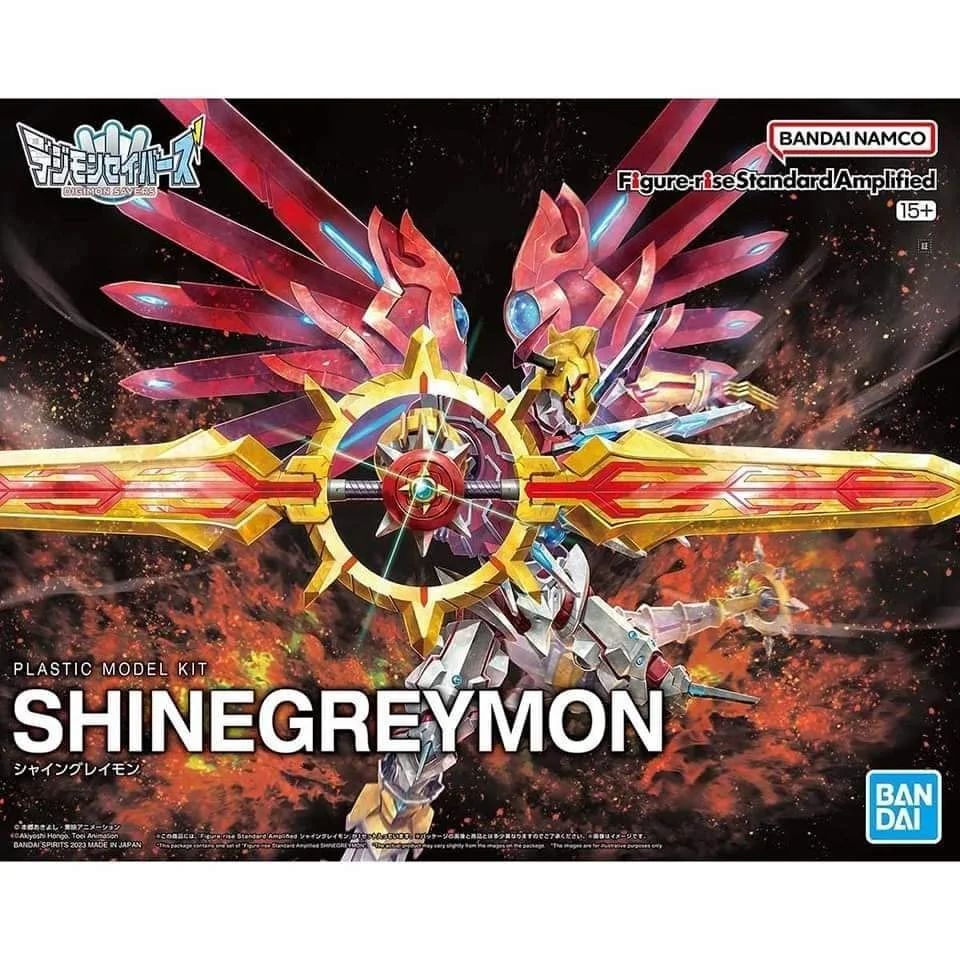 Bandai ShineGreymon Figure-rise Standard Amplified Digimon Savers