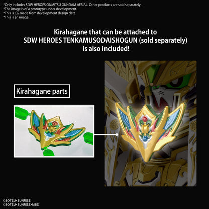 Bandai SDW Heroes Onmitsu Gundam Aerial