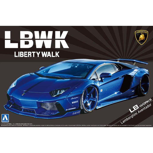 Aoshima 1/24 LB-WORKS Lamborghini Aventador Ver.2