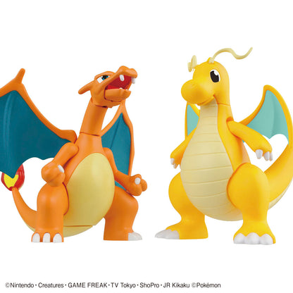 Bandai Pokemon Model Kit Charizard & Dragonite