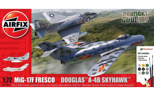 Airfix 1/72 Mig 17F Fresco Douglas A-4B Skyhawk Dogfight Double