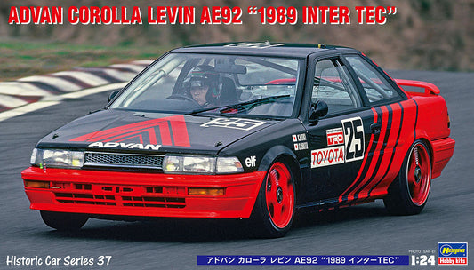 Hasegawa ADVAN COROLLA LEVIN AE92 “1989 INTER TEC”