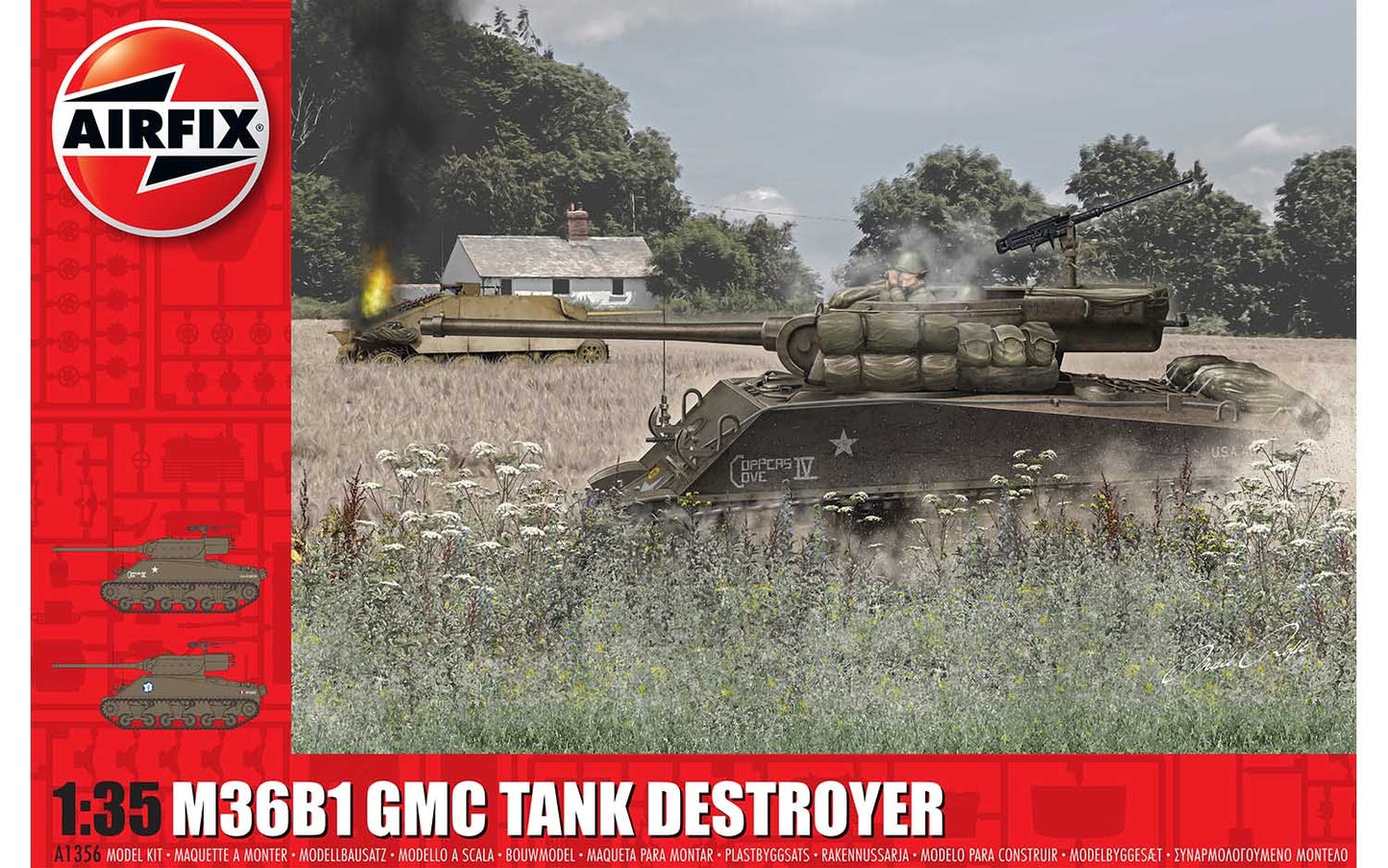 Airfix 1/35 M36B1 GMC (U.S. Army) Tank